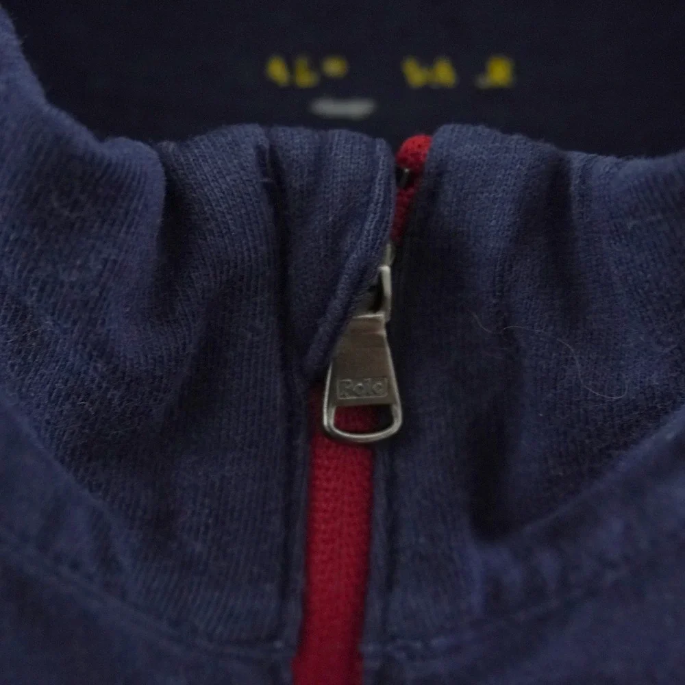Polo Ralph Lauren USA Olympic Team 2016 Quarter Zip Pullover Mens XL Navy Blue